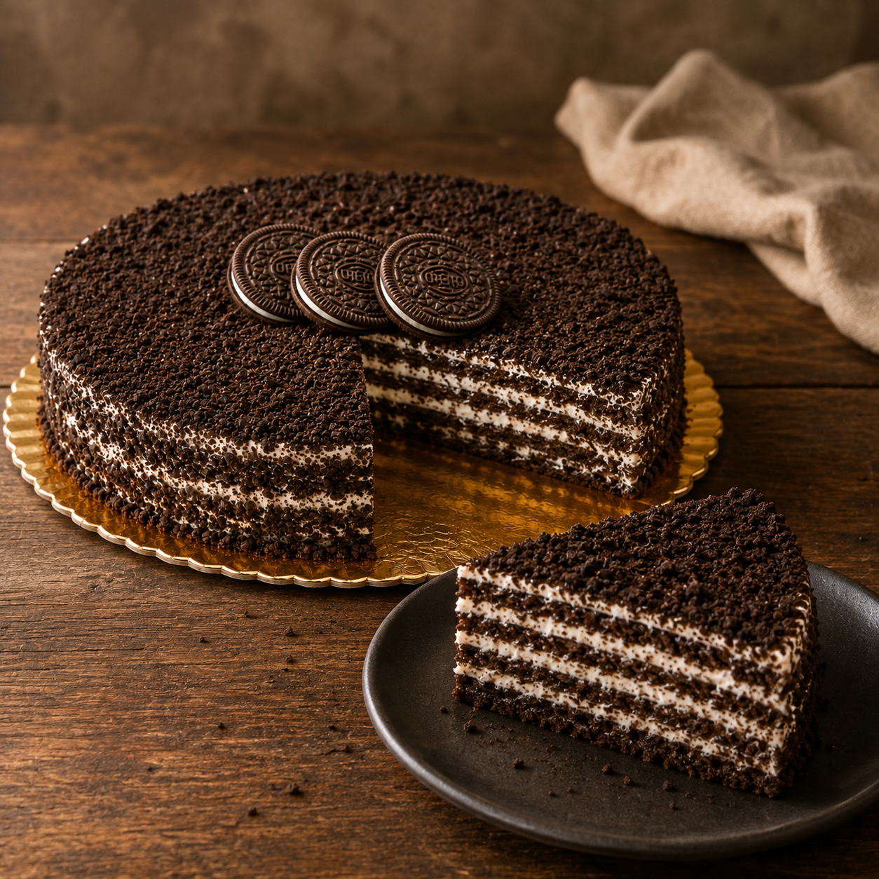 Bolo de Bolacha Oreo 2