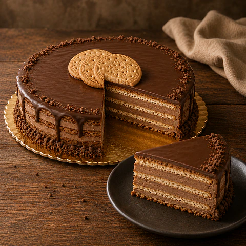 Bolo de Bolacha de Chocolate