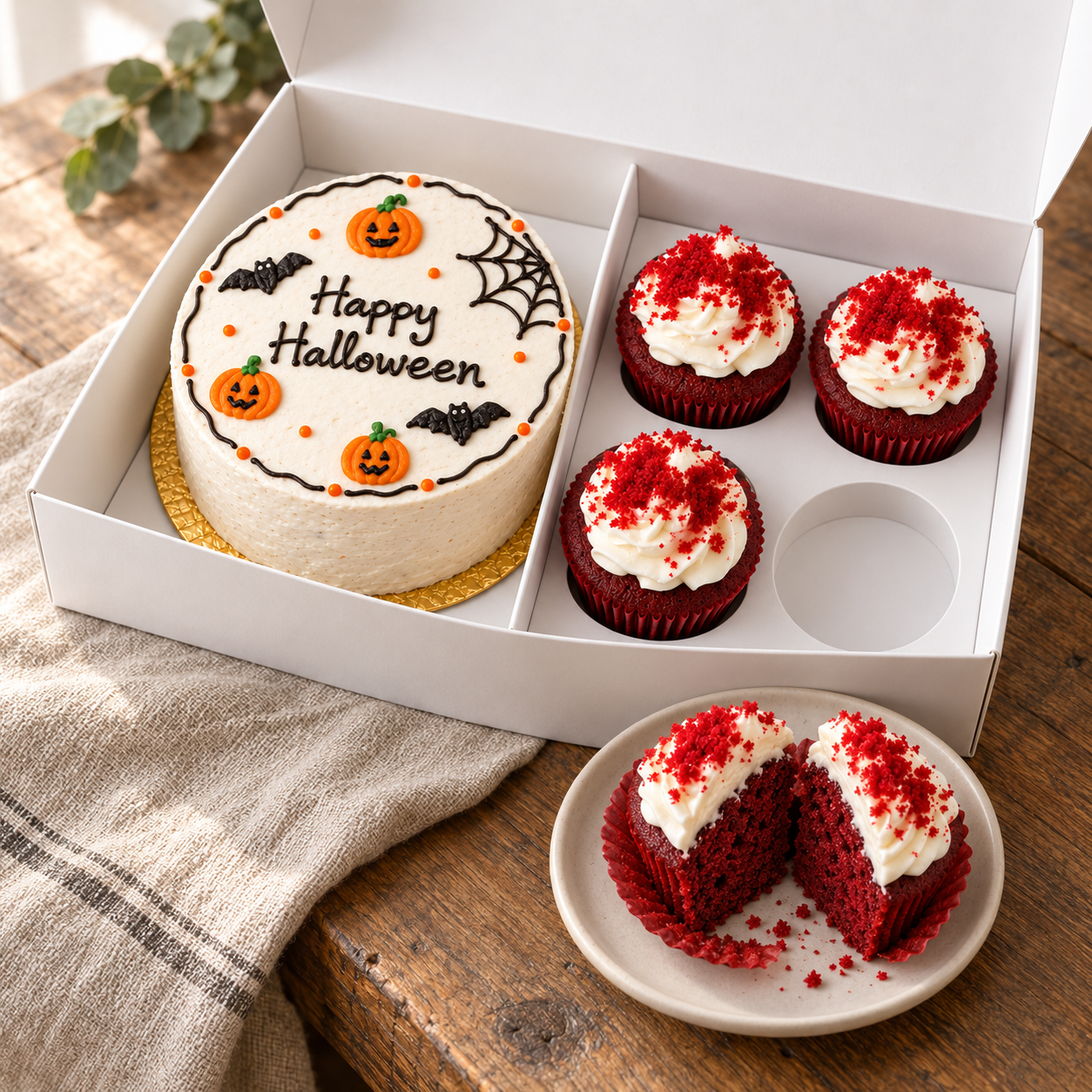 Pack Halloween — Bento Cake + Cupcakes 2