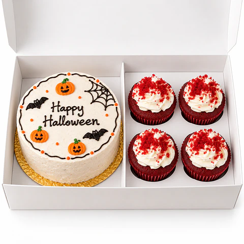 Pack Halloween — Bento Cake + Cupcakes