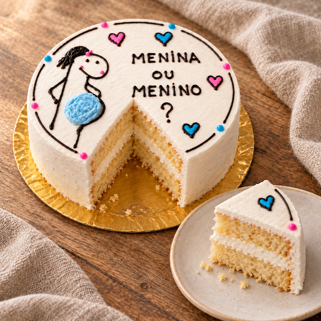 Bentô Cake Chá Revelação 4