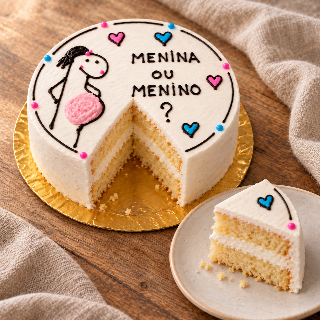 Bentô Cake Chá Revelação 5