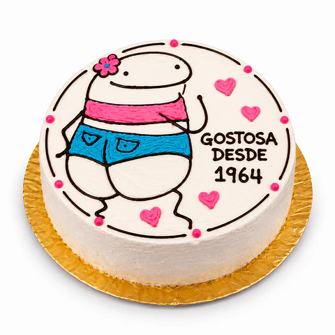 Bento Cake “Gostosa desde 1964”