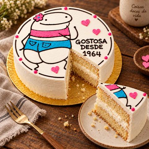 Bento Cake “Gostosa desde 1964”