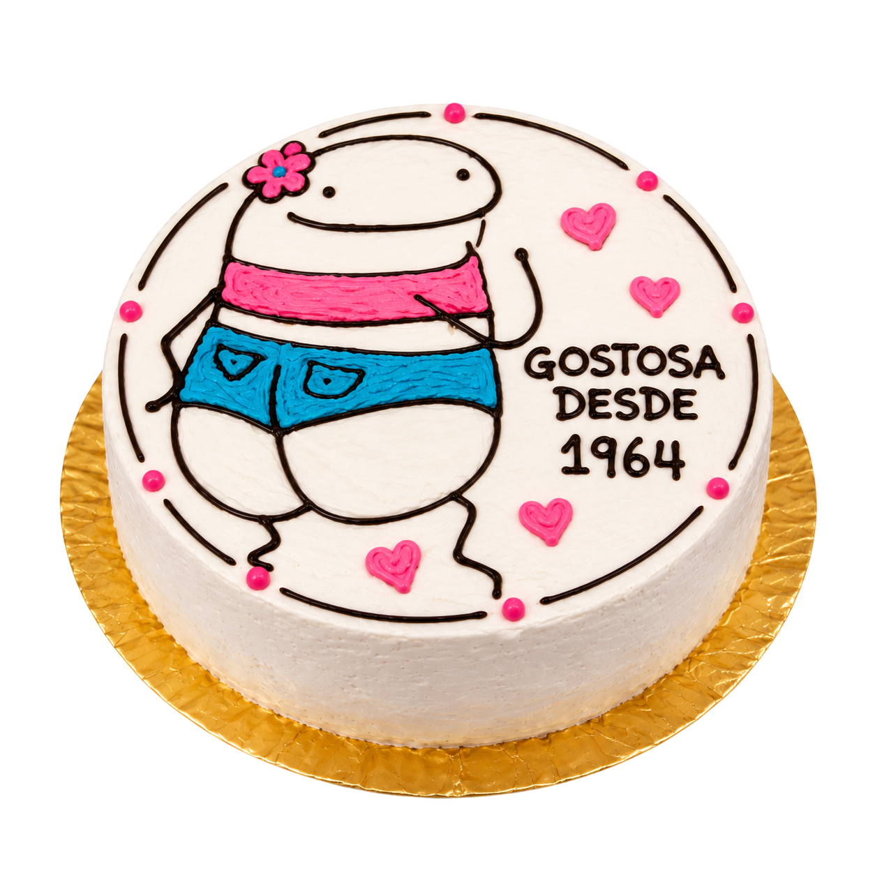 Bento Cake “Gostosa desde 1964” 3