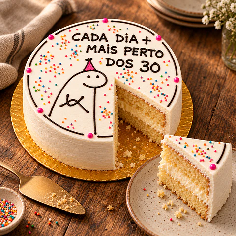 Bento Cake "Cada dia mais perto dos 30"