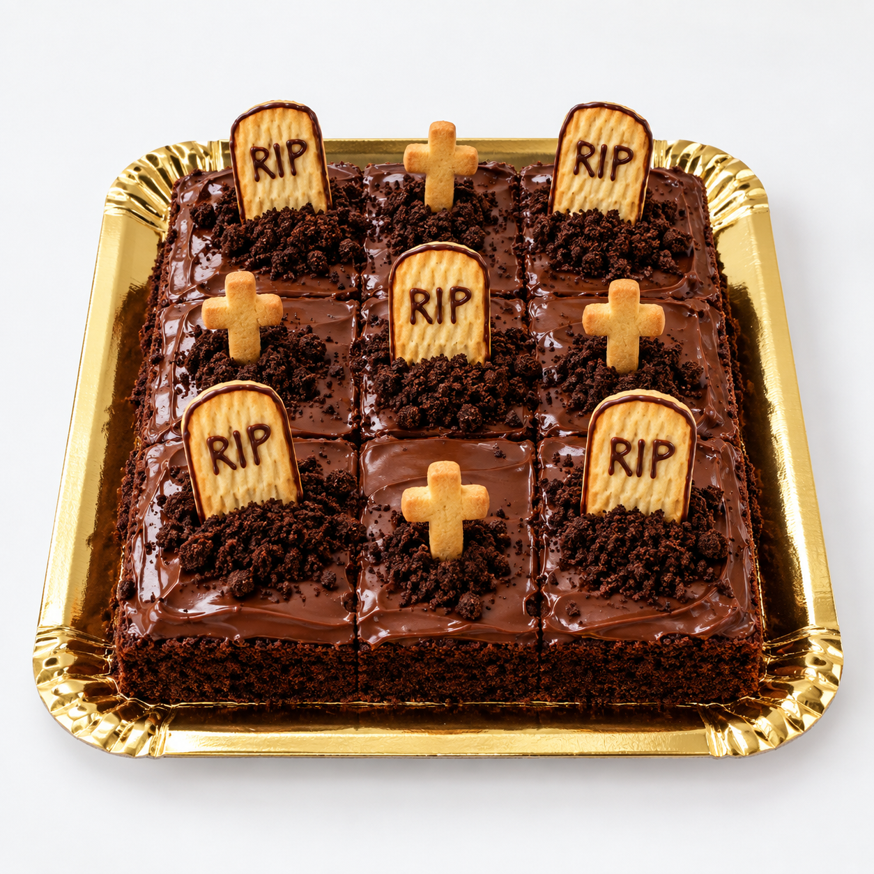 Bolo Cemitério de Halloween 3