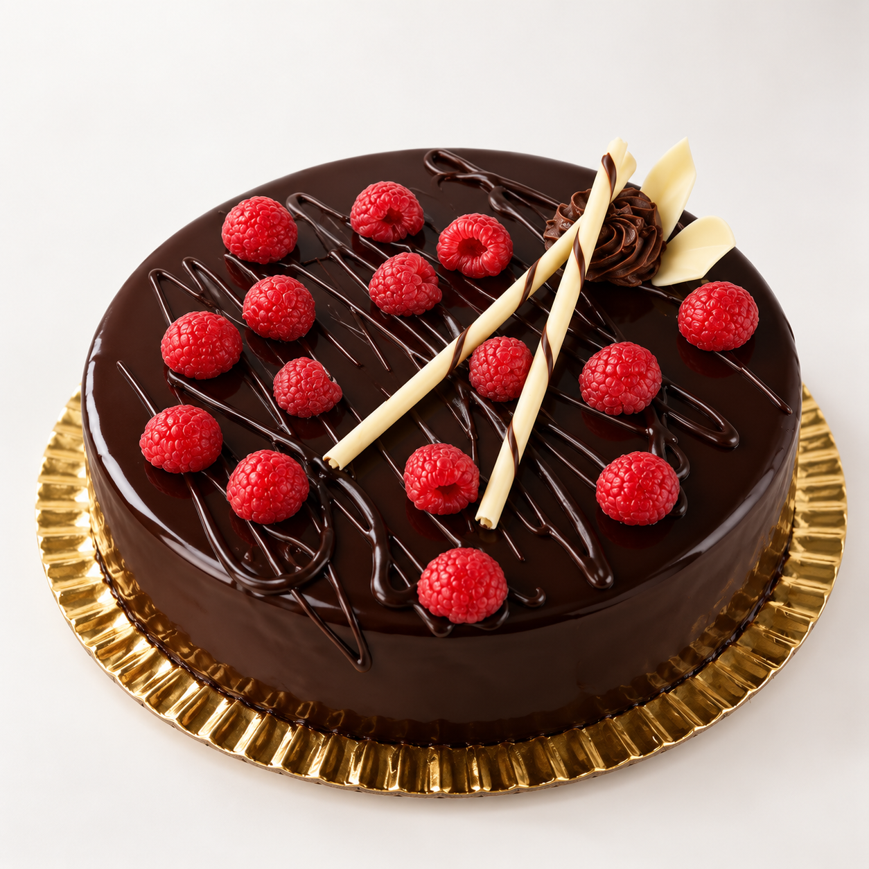 Bolo de Chocolate com Framboesas 5