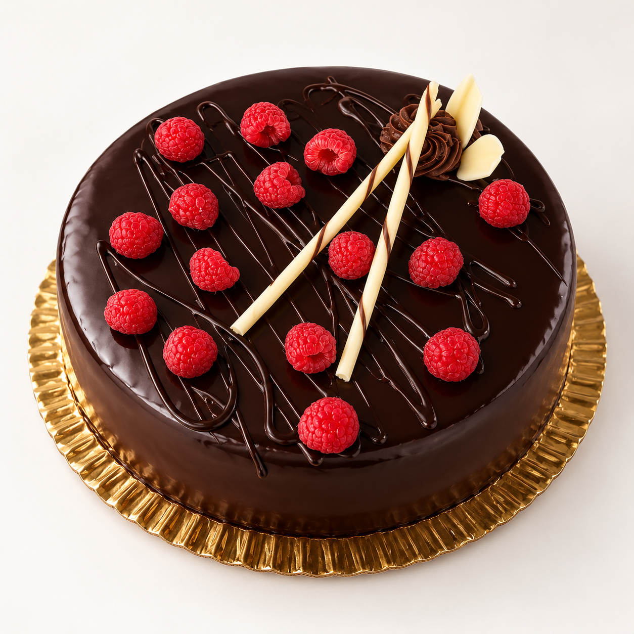 Bolo de Chocolate com Framboesas 6