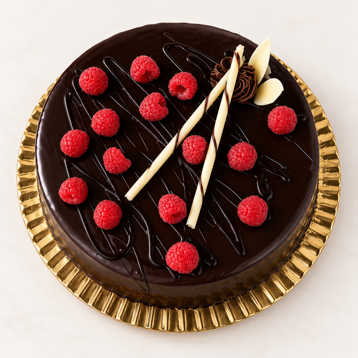 Bolo de Chocolate com Framboesas 7