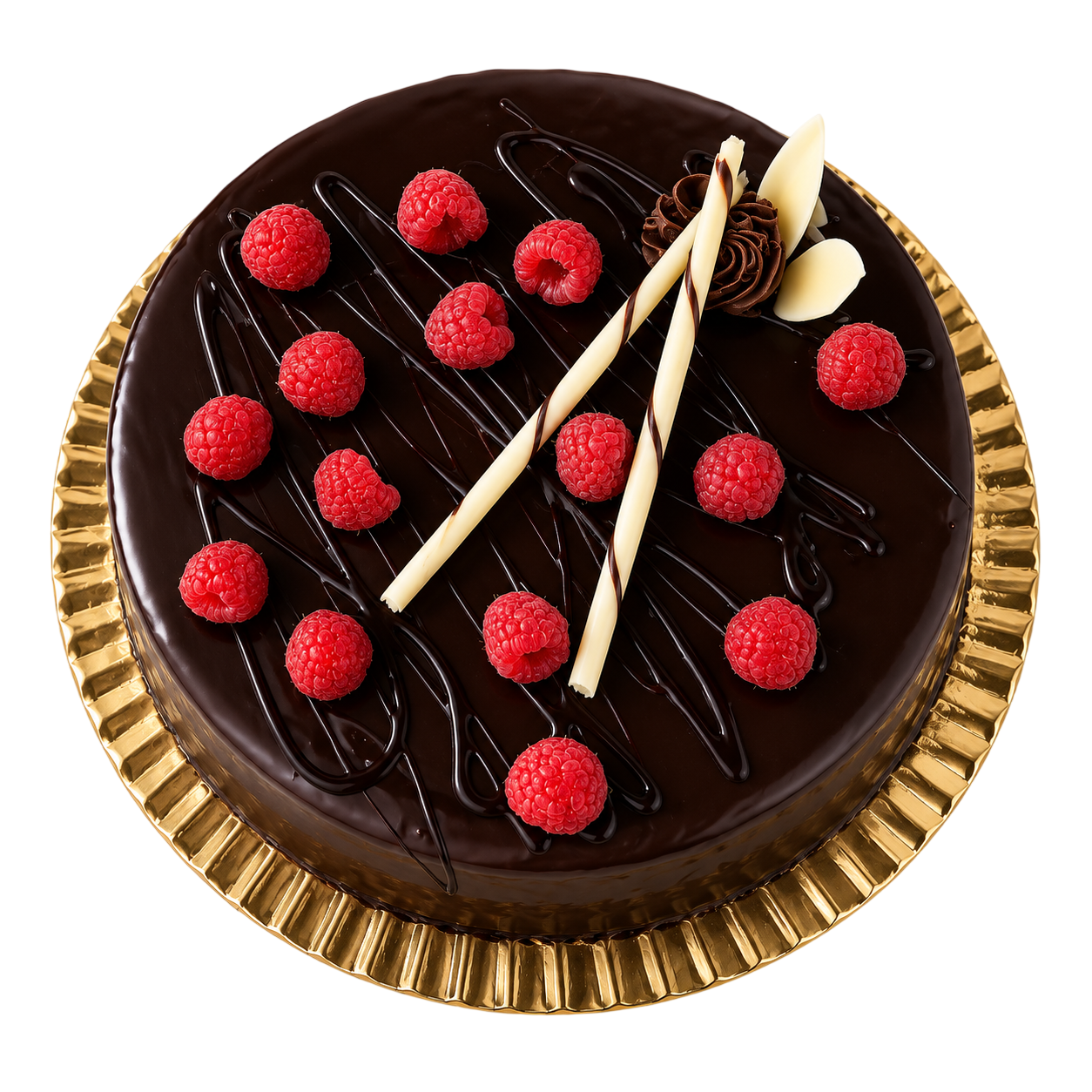 Bolo de Chocolate com Framboesas 3