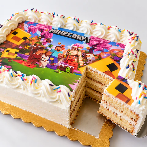 Bolo Minecraft Personalizado