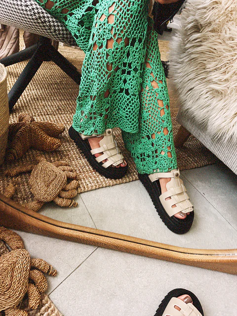 Sandalia Venecia Beige