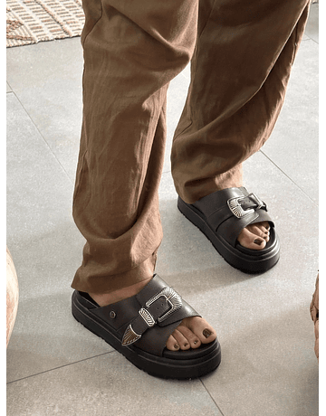 Sandalia Palermo Marron