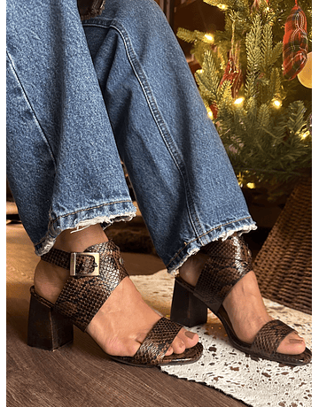 Sandalia Napoles Print