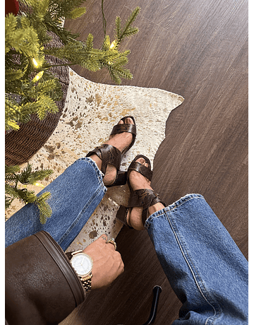 Sandalia Napoles Print