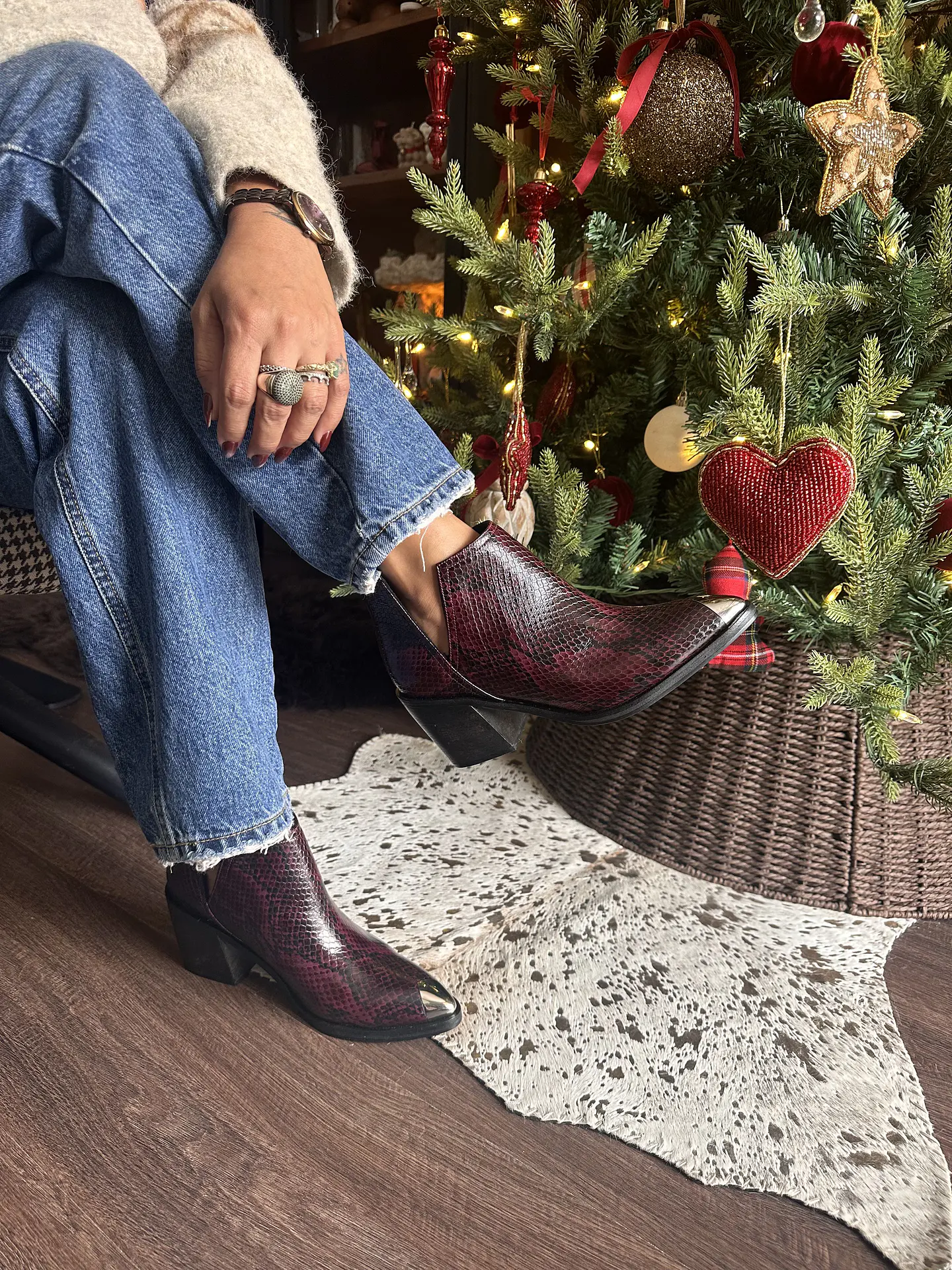 Botines Amalfi Vino 3