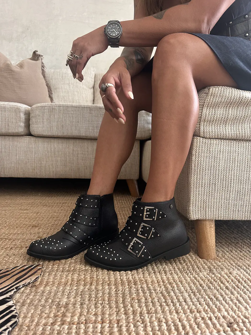 Botines Carmela Negro 1