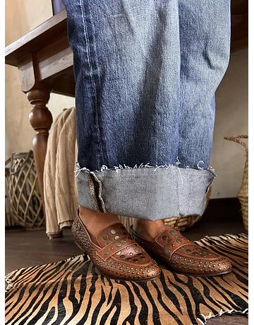 Mocasines Monaco Canela