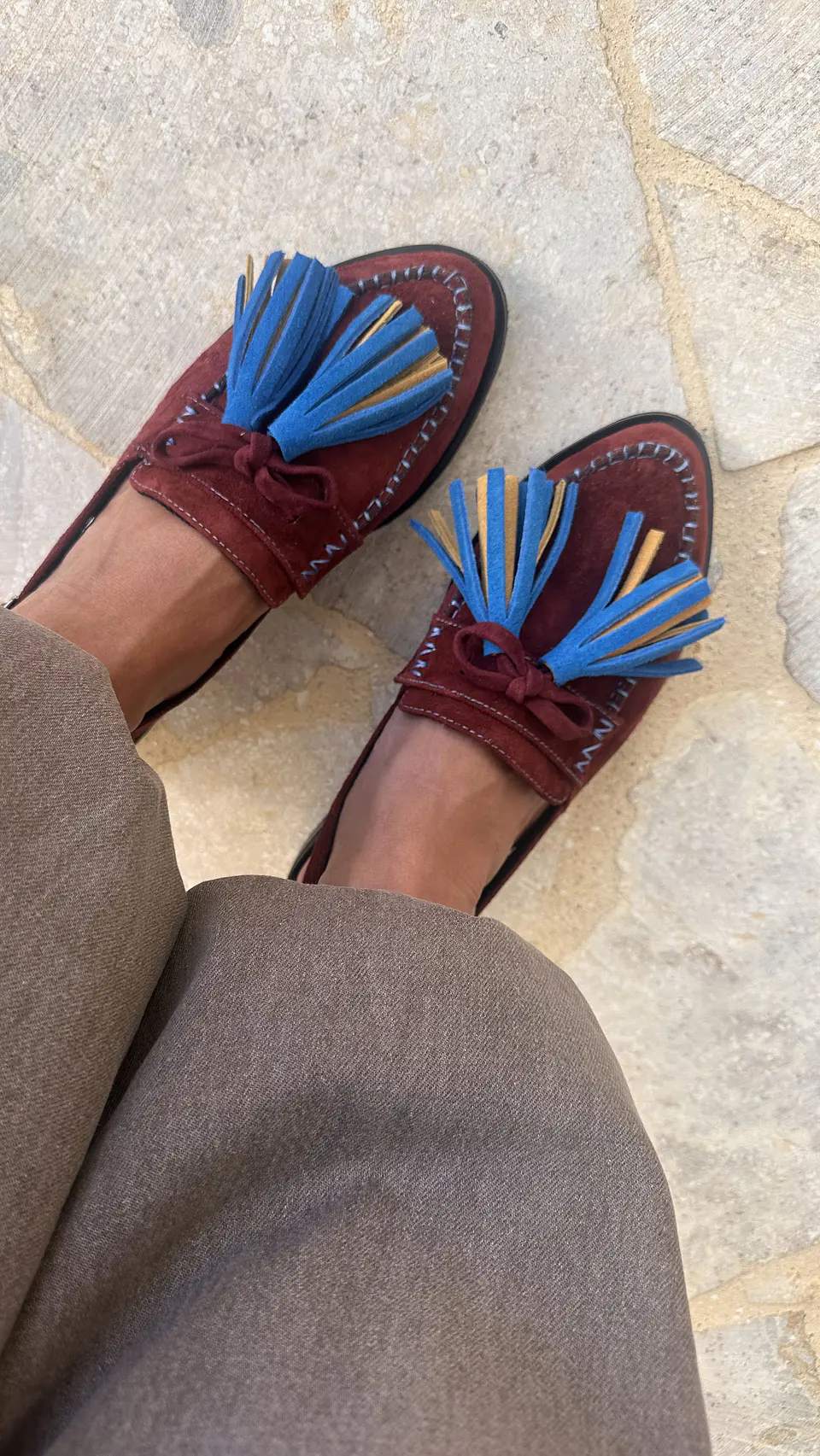 Mocasines Eva Vino 3