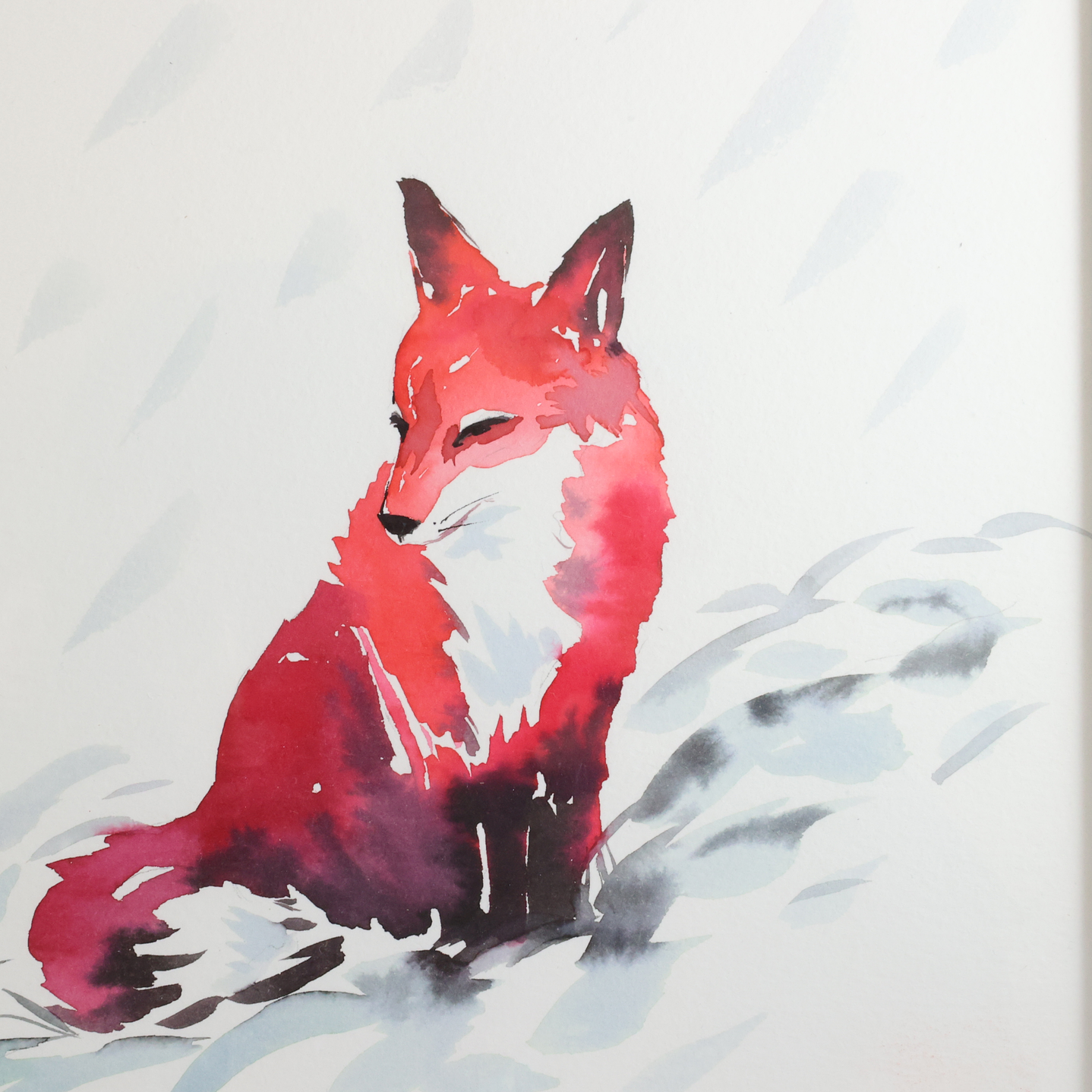 Zorro en la nieve 2