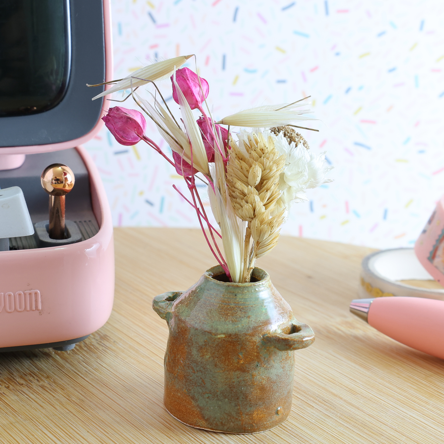 Mini floreros cerámica 17