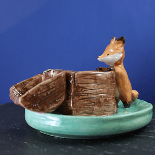 Platito zorrito cofre