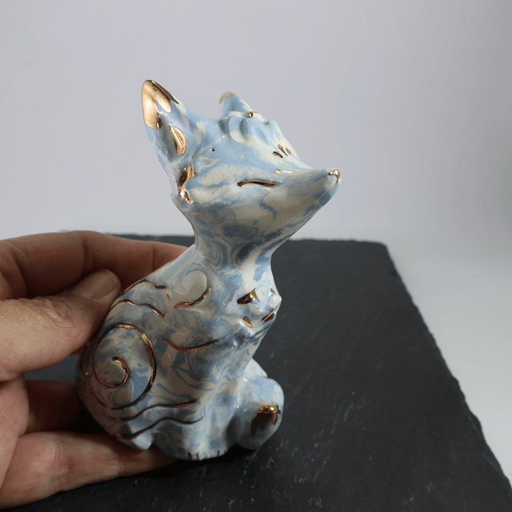 Kitsune neriage azul al viento 1