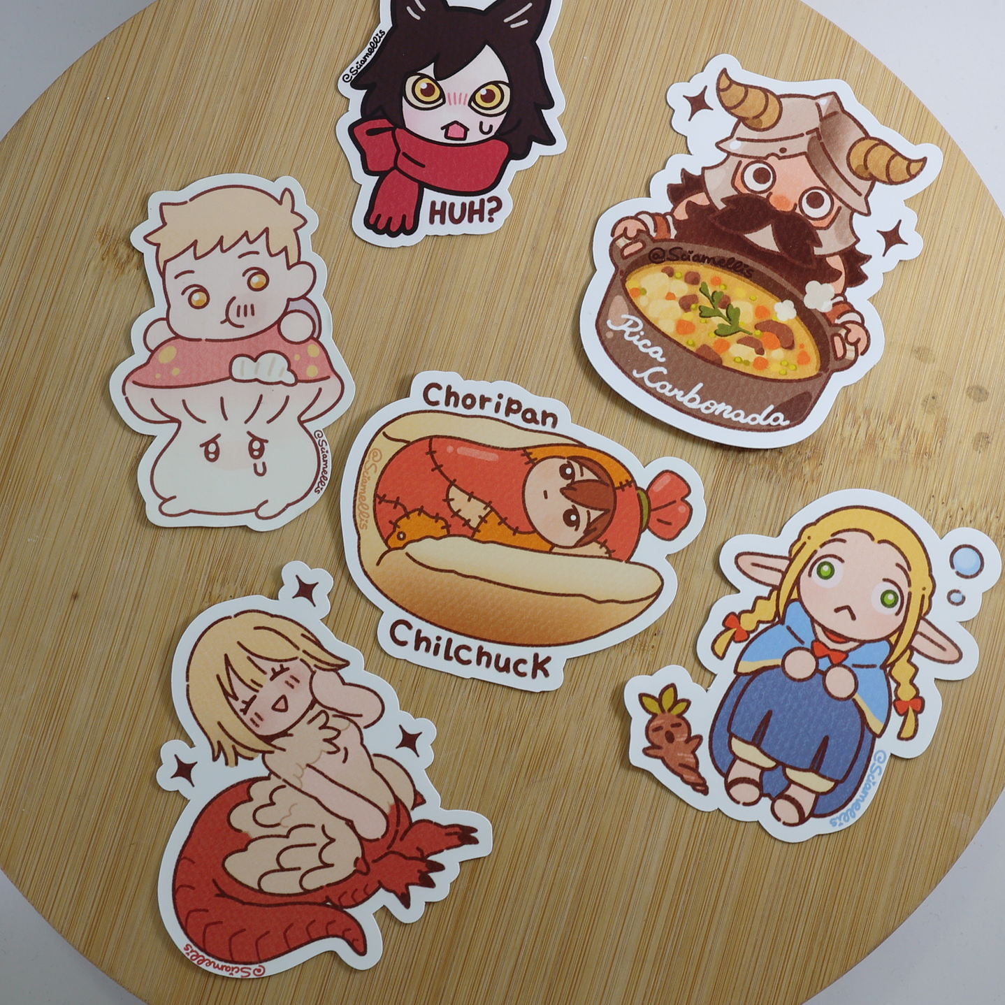 Dunmeshi stiker set 1