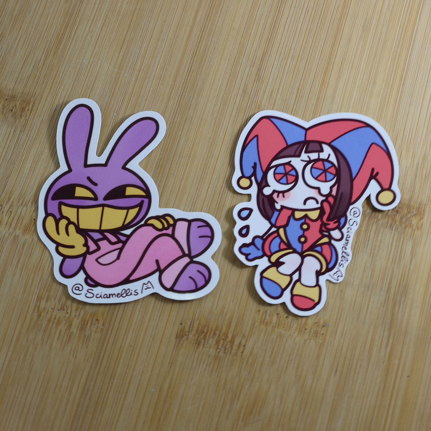 Digital circus sticker set 1