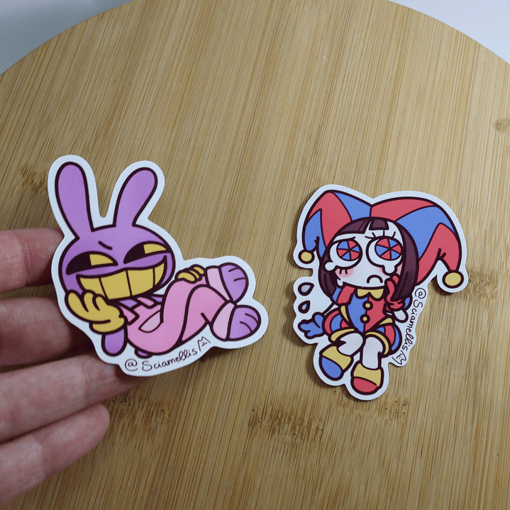 Digital circus sticker set 2