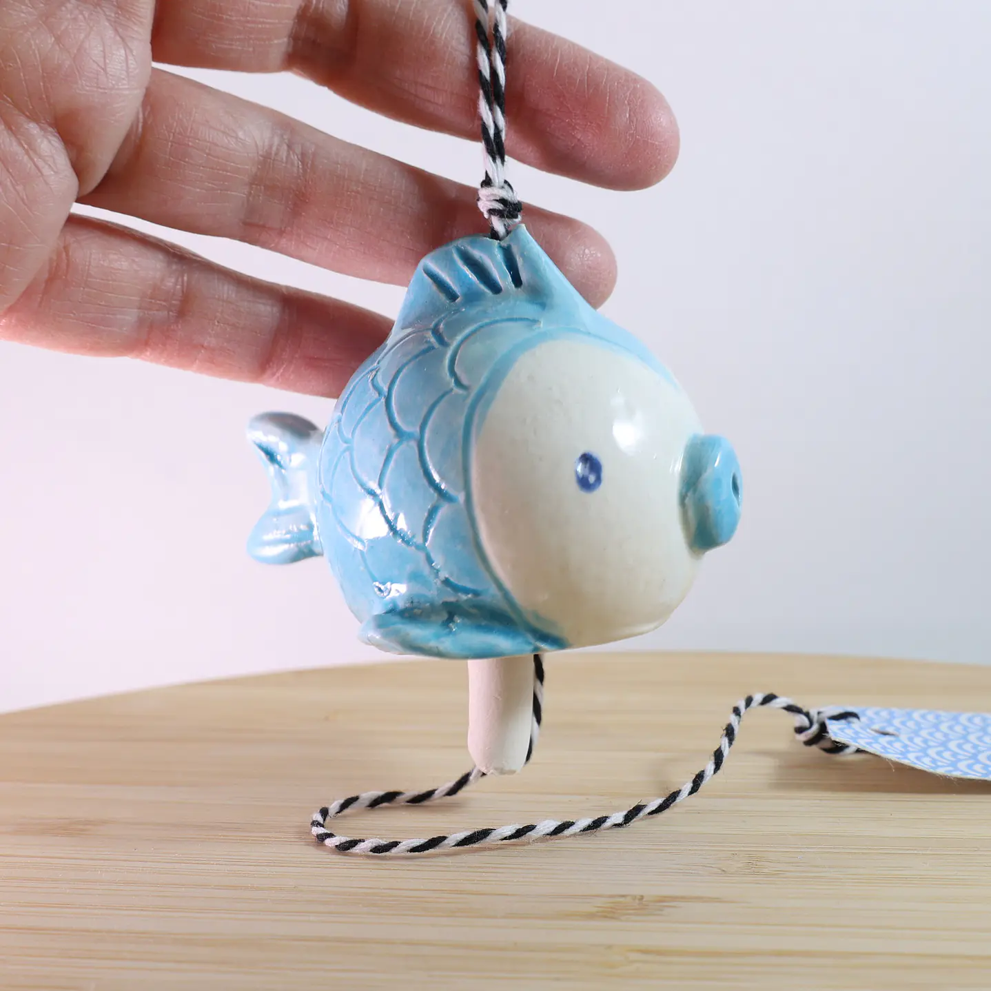 Campana pececillo azul 2