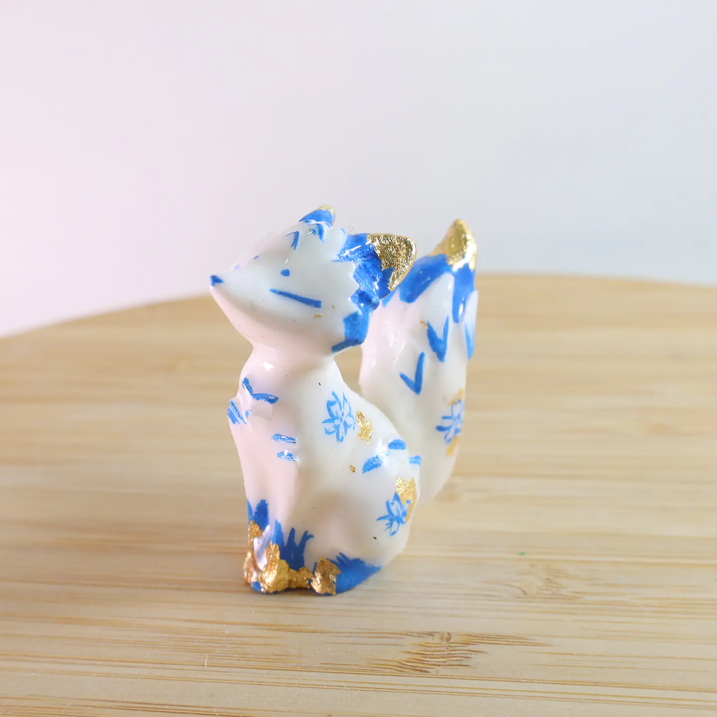 Small Fox Not ceramic Blue 1