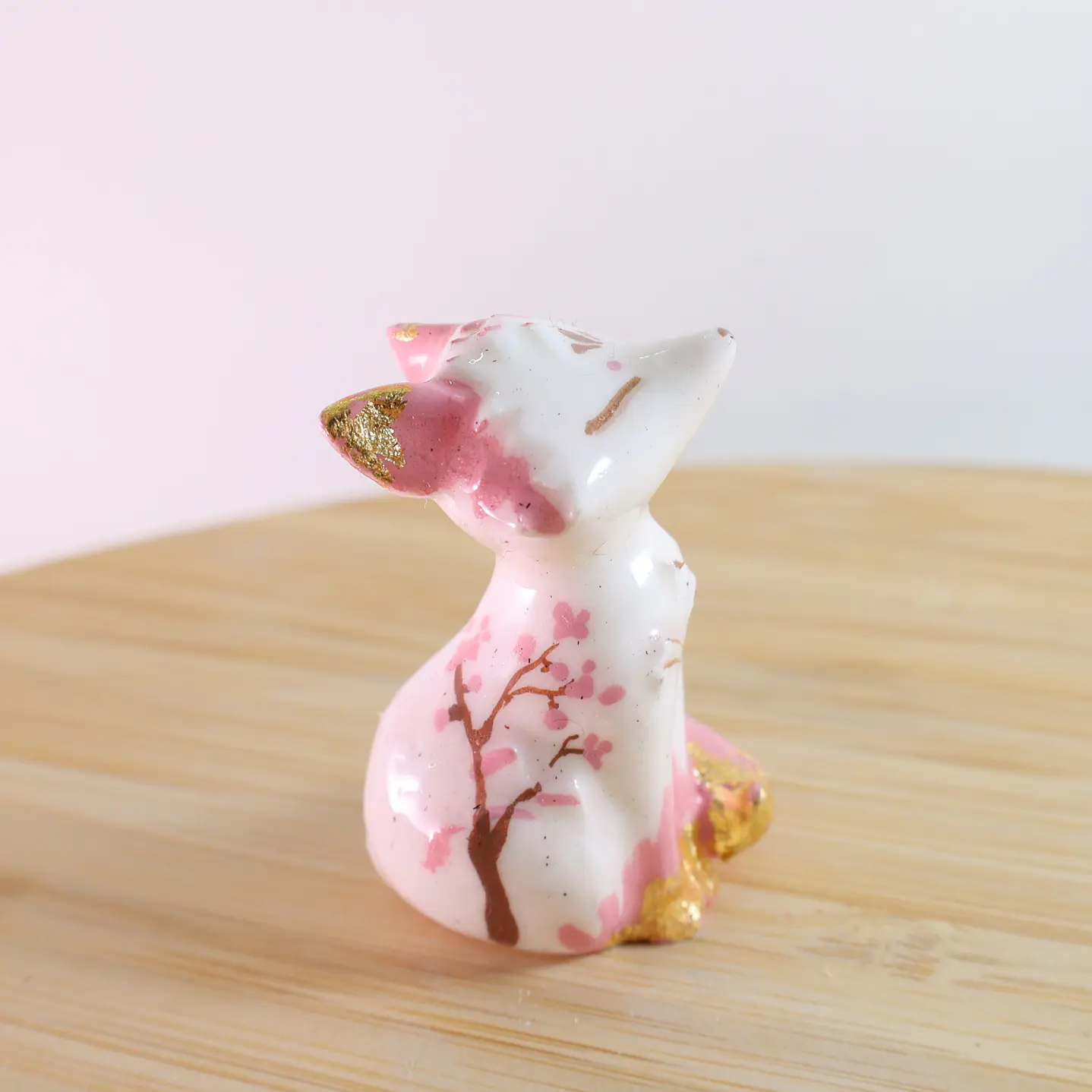 Small Fox Not ceramic Pink 2