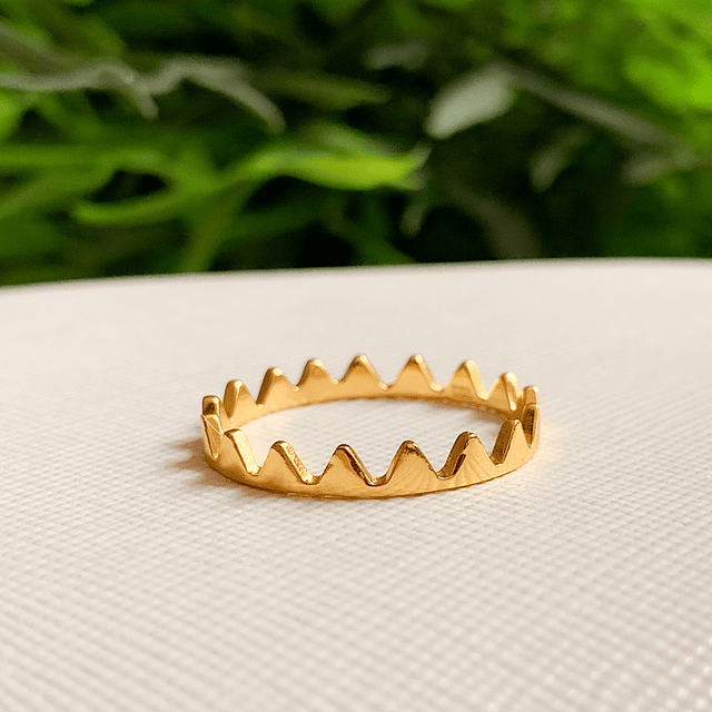 Anillo Corona Queen Gold 