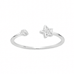 Anillo Estrella y Estrella bebé shine