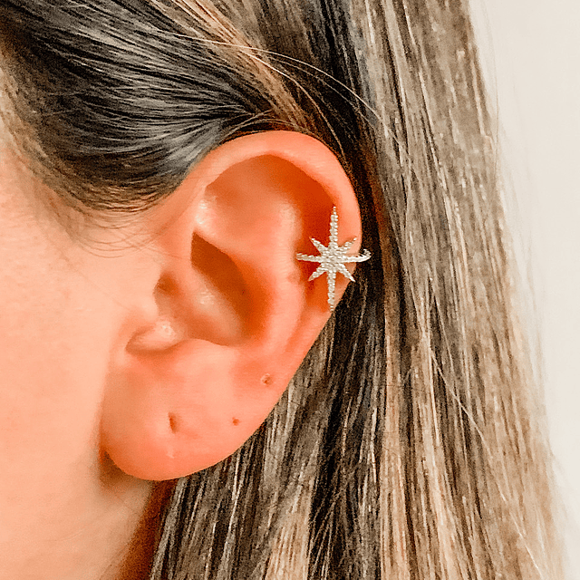 Ear cuff  Estrella Polar Sublime 