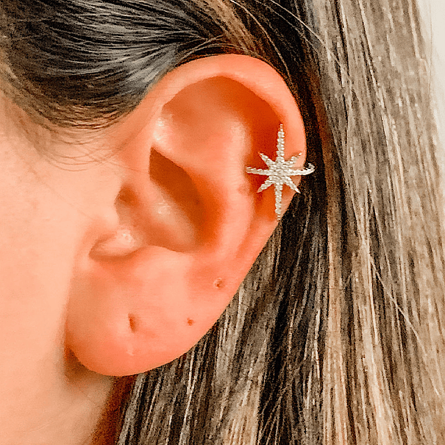 Ear cuff  Estrella Polar Sublime 