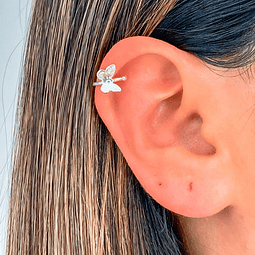 Ear Cuff Mariposa Monarca Minimal 