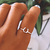 Anillo Herradura de la suerte Minimal 