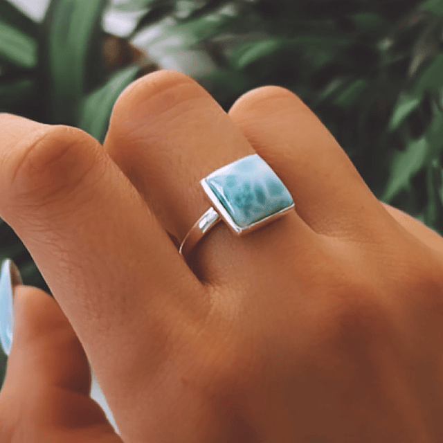 Anillo Mar Protector Sublime (Larimar Stone)