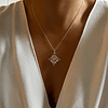 Collar Nudo de Bruja - Hécate Cuarzo Rosa