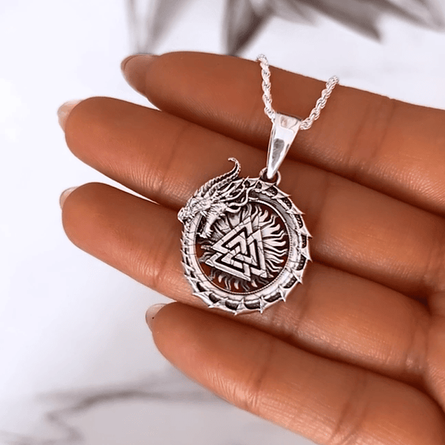 Collar Valknut (Nudo de Protección) - Eternal Viking