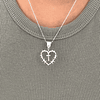 Collar Bichota Heart Cross 