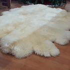 Alfombra de Cuero Lanar MELI - 180 x 120 cm 4