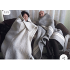 Frazadas Lana de Oveja PLAZA Y MEDIA -150x220 cm 1