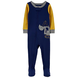  Carter's - Pijama Enterito Construcción- 100% algodón