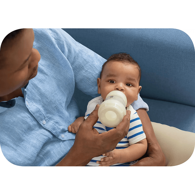 Para bebés a partir de 4 meses Mam Easy Start Biberón Azul Anticólicos