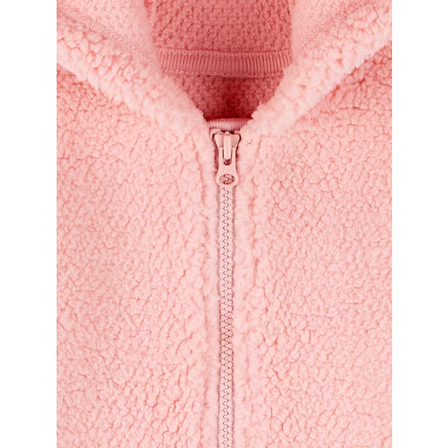Carter's Child of Mine | Osito Sherpa con Capucha Rosado