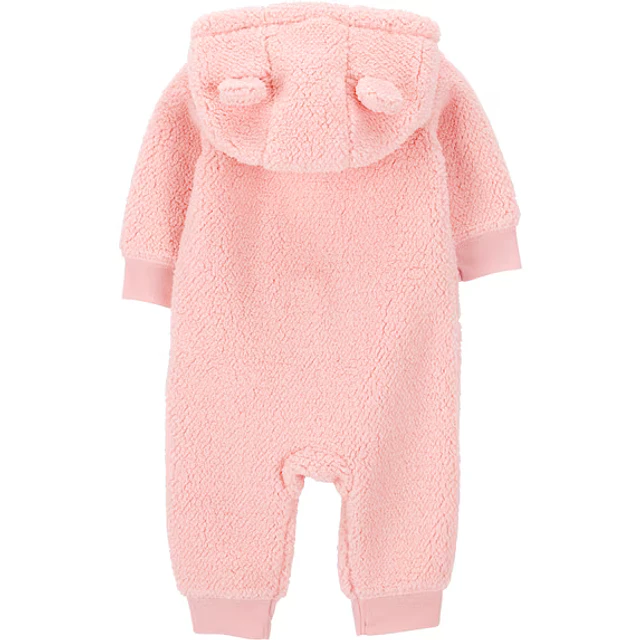 Carter's Child of Mine | Osito Sherpa con Capucha Rosado